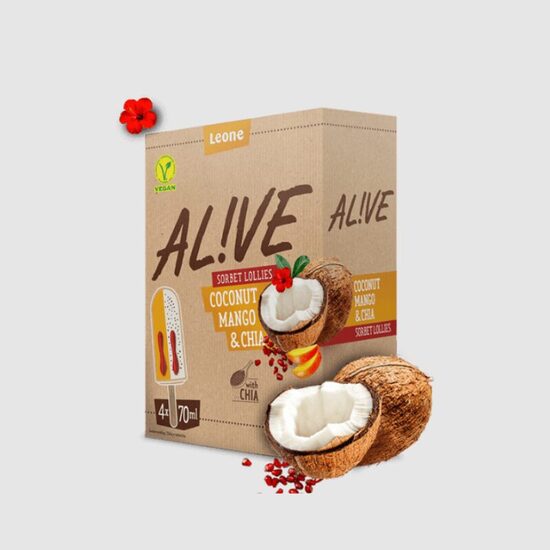 Kookos, mango & chia 4x70ml 